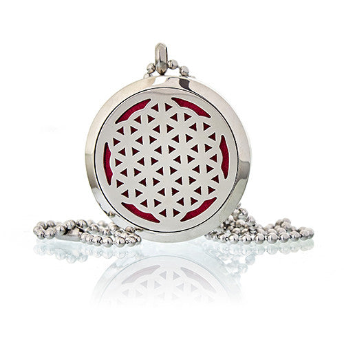 Aromatherapy Diffuser Locket - Flower of Life