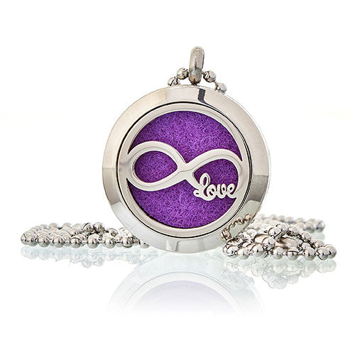 Aromatherapy Diffuser Locket - Infinity Love